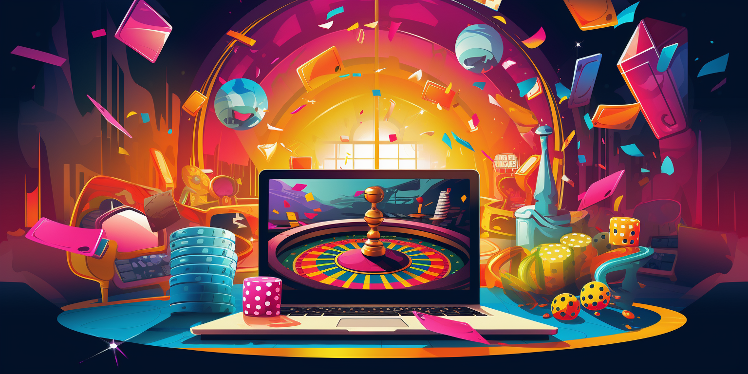 在线赌场网站海报ai图片素材-灵图AI