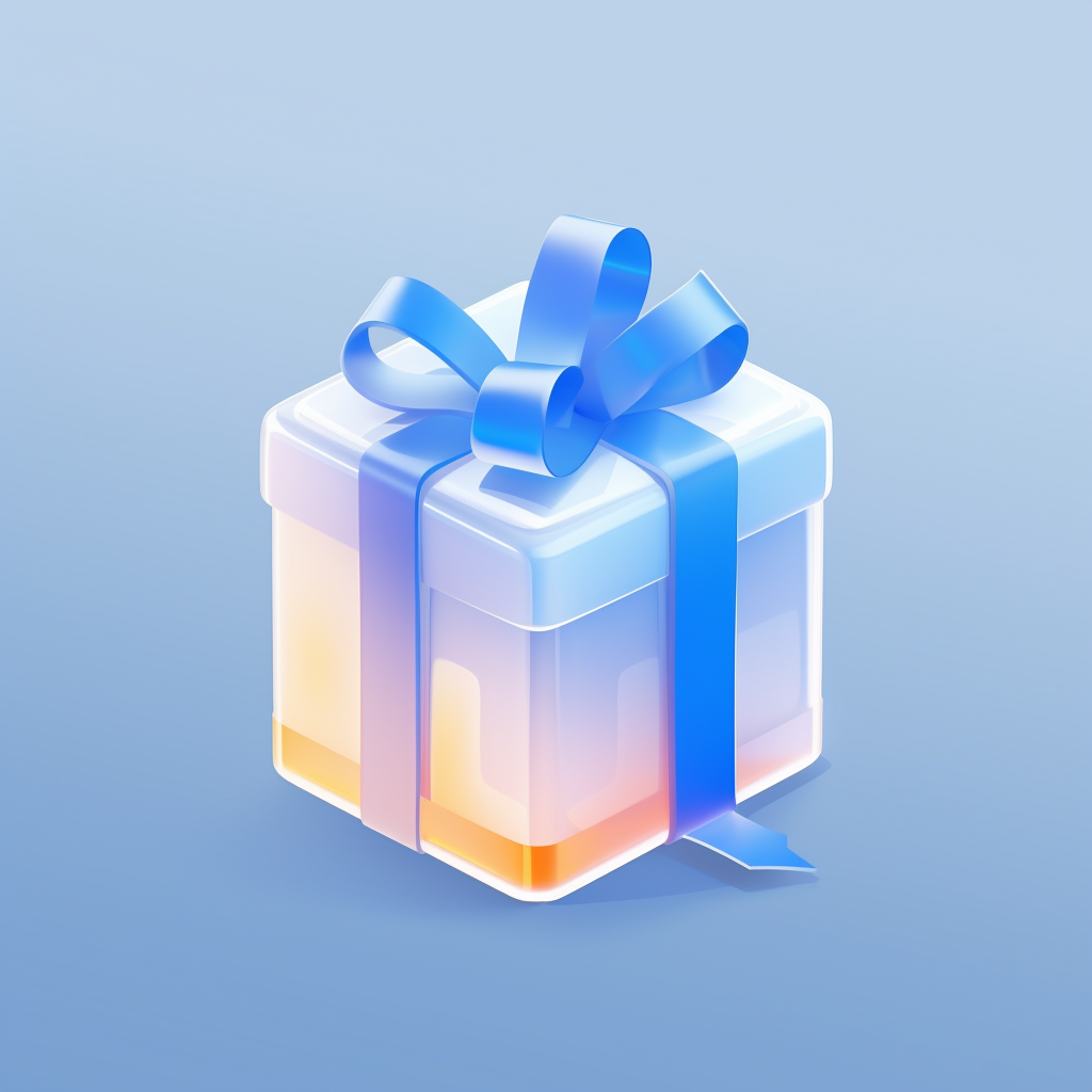 高清晰度3D礼品图标ai图片素材-灵图AI