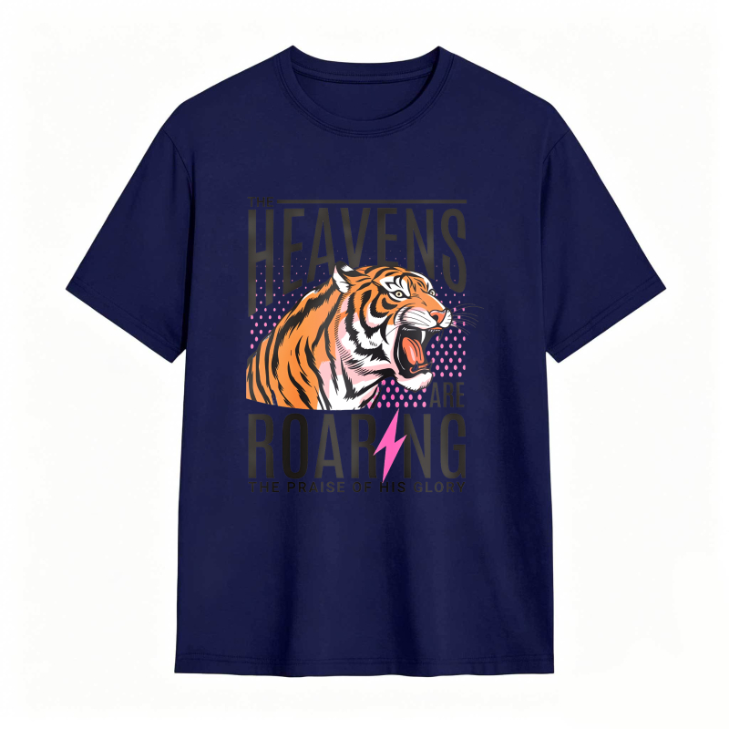 Dorawear™ Tiger Roaring With Heaven Praise Design Unisex Classic T-shirt
