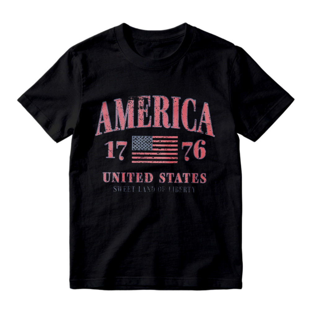America 1776 United States Sweet Land Of Liberty T-shirt