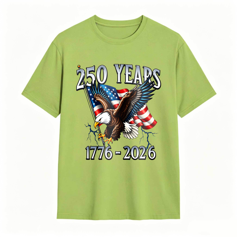 Dorawear™ 250 Years American Eagle Flag 1776 2026 Unisex Classic T-shirt