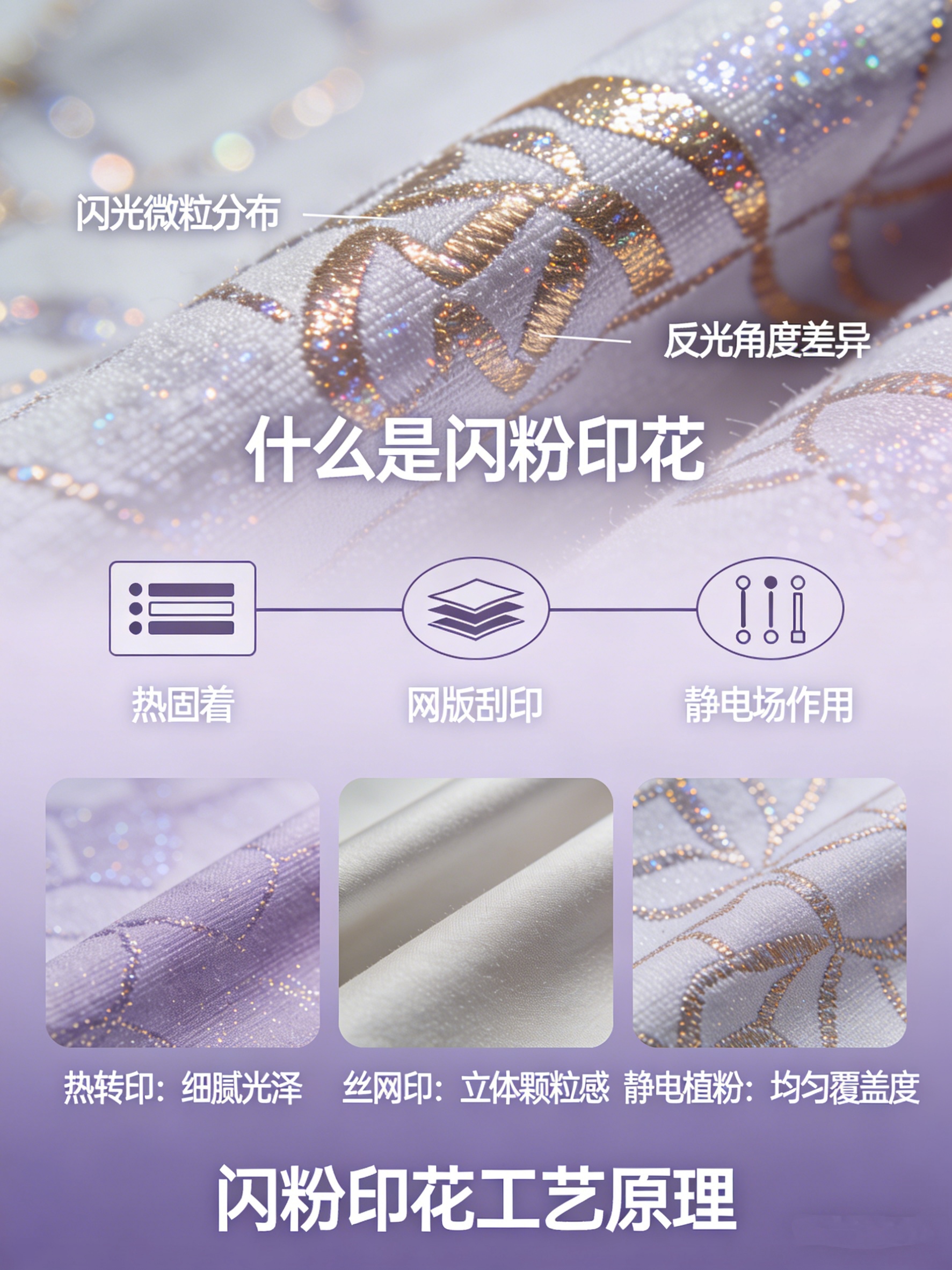 什么是闪粉印花，闪粉印花工艺原理是什么？_灵图POD设计
